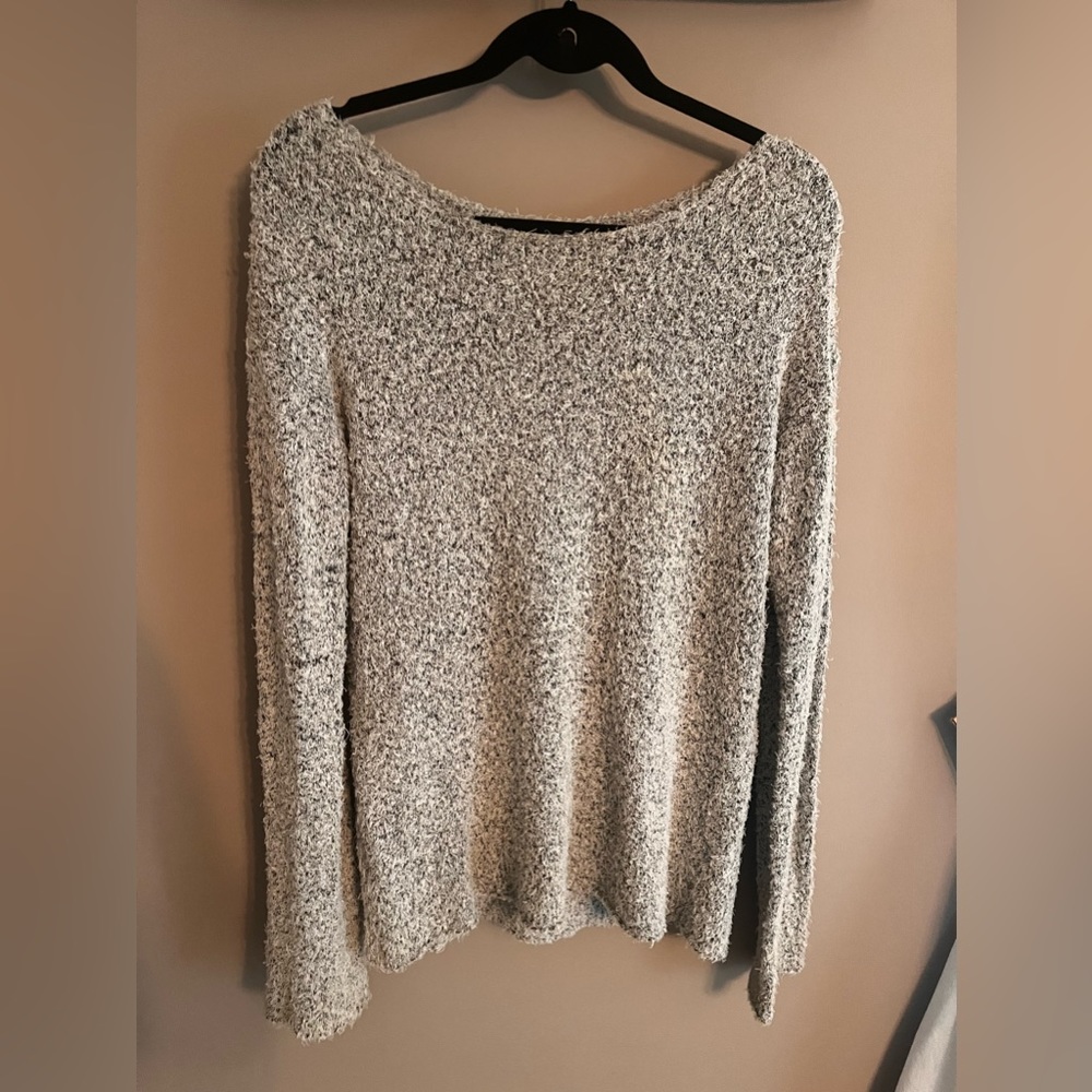 Nili Lotan Boatneck Grey Sweater size small